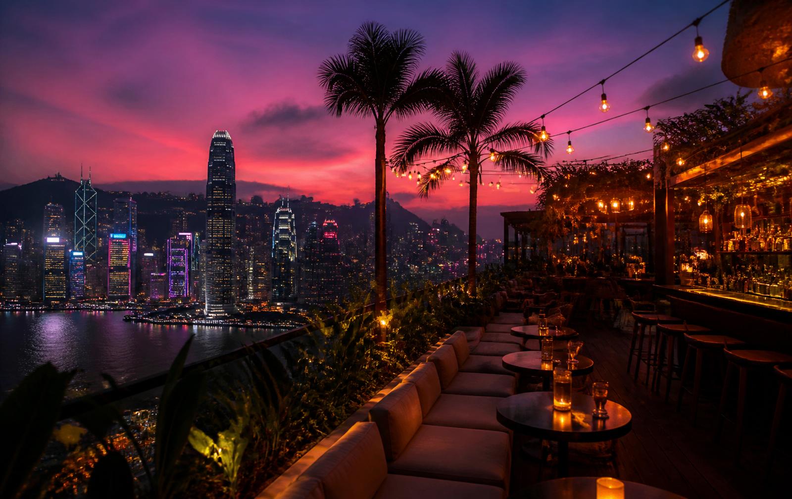 Rooftop drinks